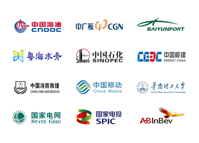 中海石油,广核,粤海水务,中国石化,中国能建,中国消防救援